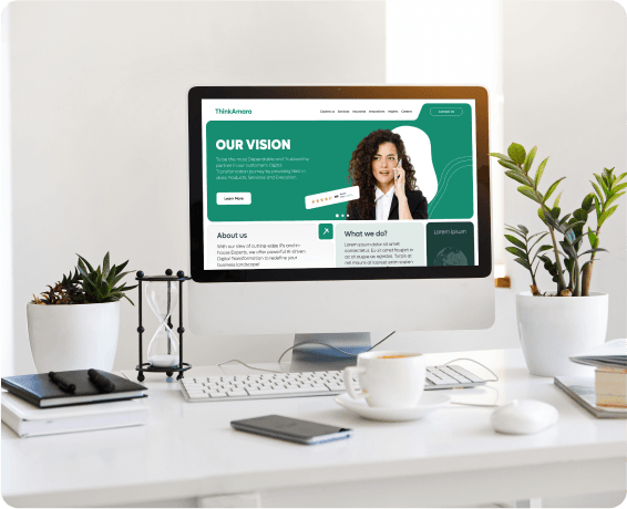 Professional Web Development Services Illustration